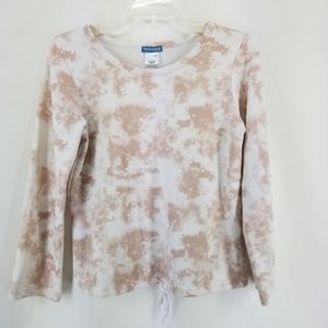 WAKE & WEAR by INK & IVY Tie Dye Sweatshirt - L
